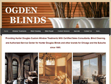 Tablet Screenshot of ogdenblinds.com
